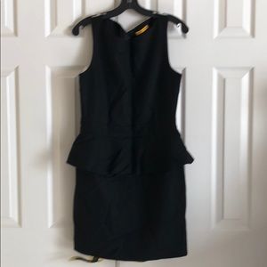 Black Peephole Alice and Olivia Dress